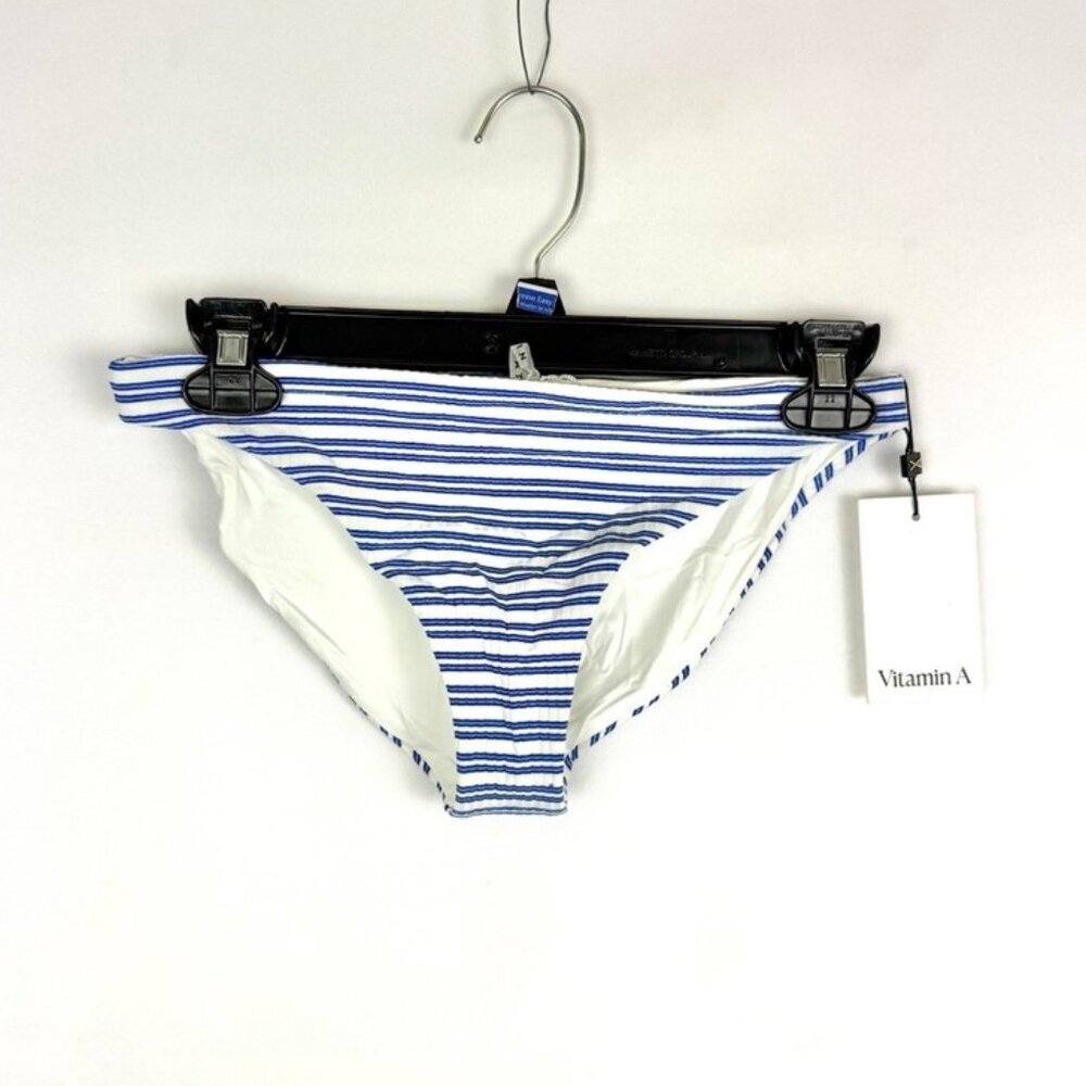 Vitamin A Women’s Blue/White Bikini Bottom Size S